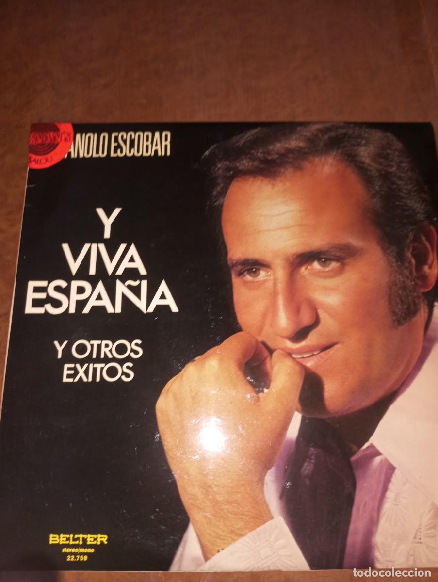 Discos de vinilo: MANILO ESCOBAR, Y VIVA ESPA&Ntilde;A, LP DE VINILO