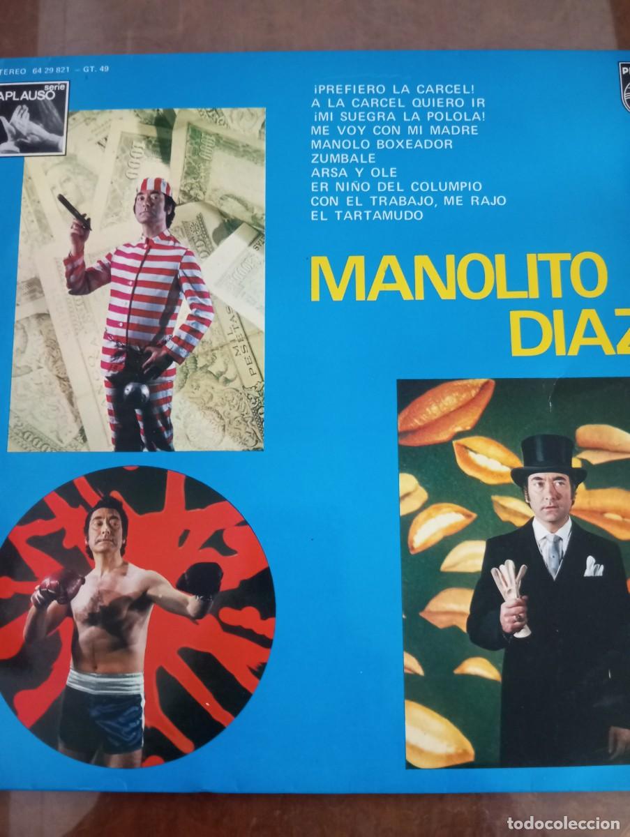 Discos de vinilo: MANOLITO DIAZ , LP DE VINILO
