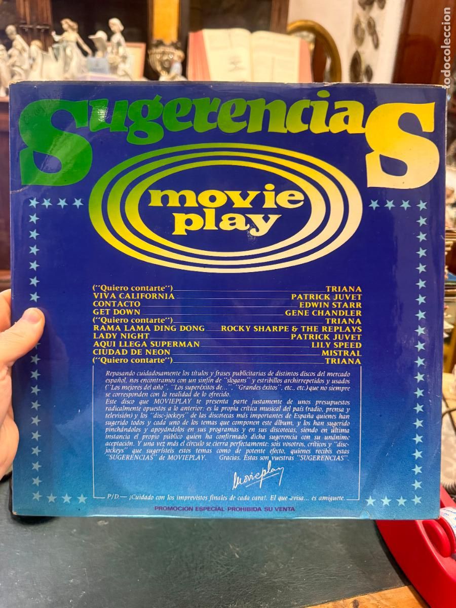 Discos de vinilo: LP SUGERENCIAS MOVIE PLAY