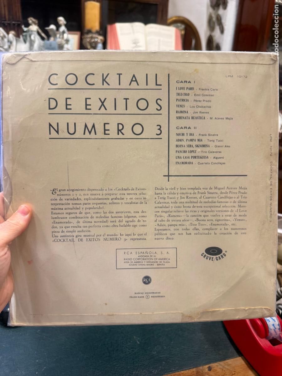 Discos de vinilo: LP COCKTAIL DE EXITOS N&ordm;3 - Foto 2