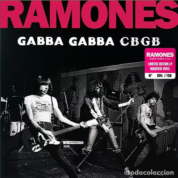 Discos de vinilo: RAMONES LP Gabba Gabba CBGB LP