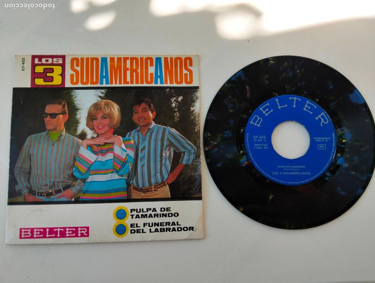 Discos de vinilo: LOS TRES SUDAMERICANOS, PULPA DE TAMARINDO , EDITA BELTER, A&Ntilde;O 1967