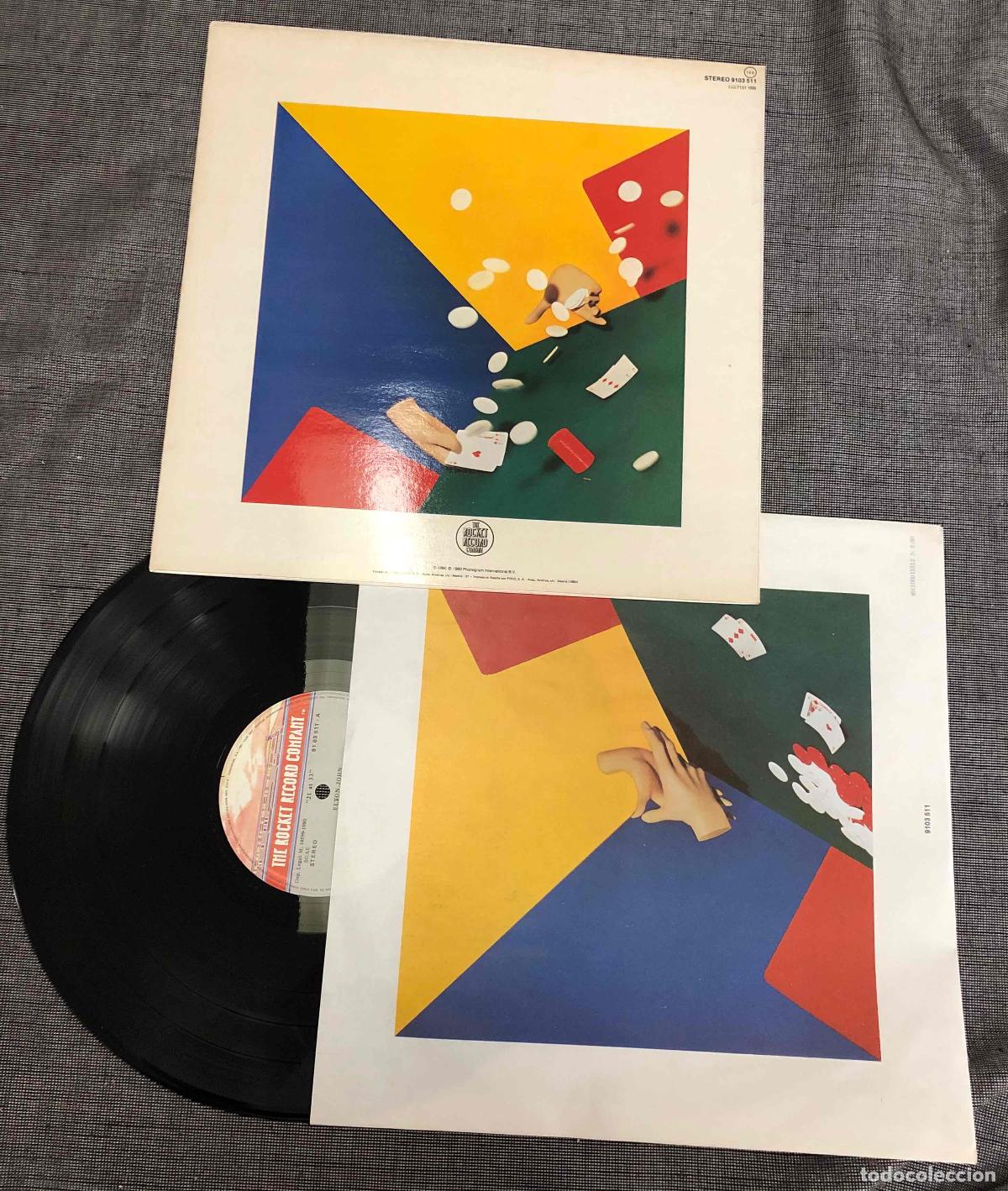 Discos de vinilo: LP ELTON JOHN 21 AT 33. PHONOGRAM 1980 - Foto 2