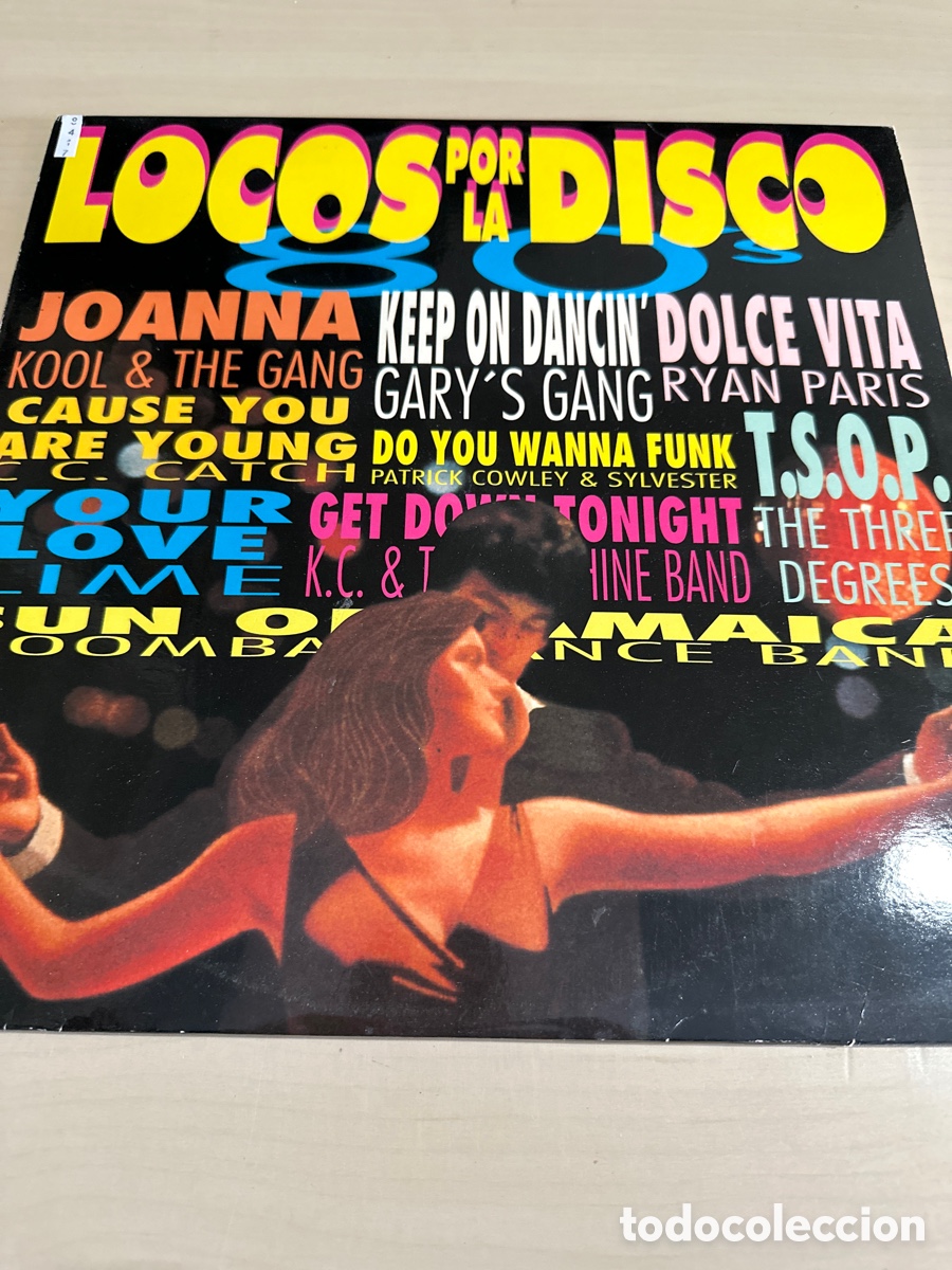 Discos de vinilo: VIN8417 locos por la disco vinilo segunda mano