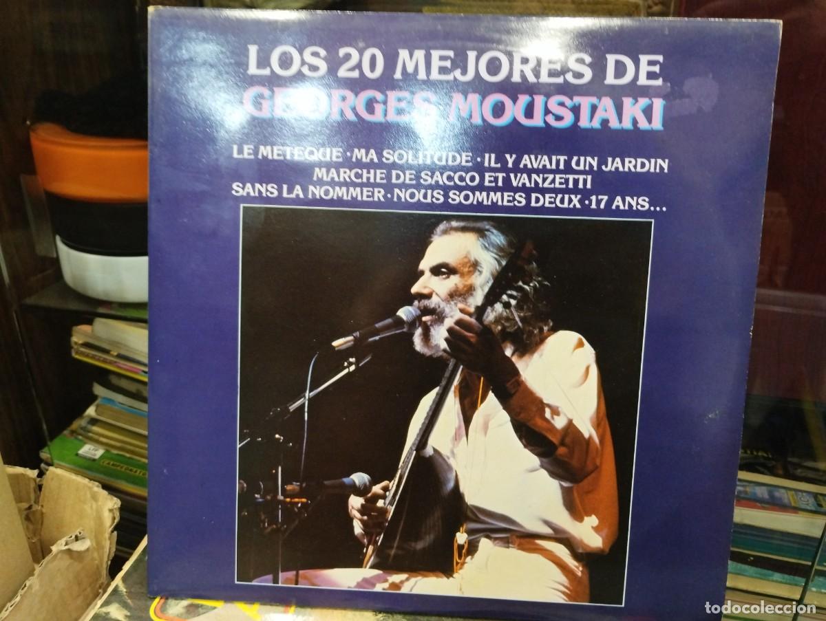 Discos de vinilo: Disco de Vinilo de Georges Moustaki &rdquo;Los 20 Mejores de Georges Moustaki