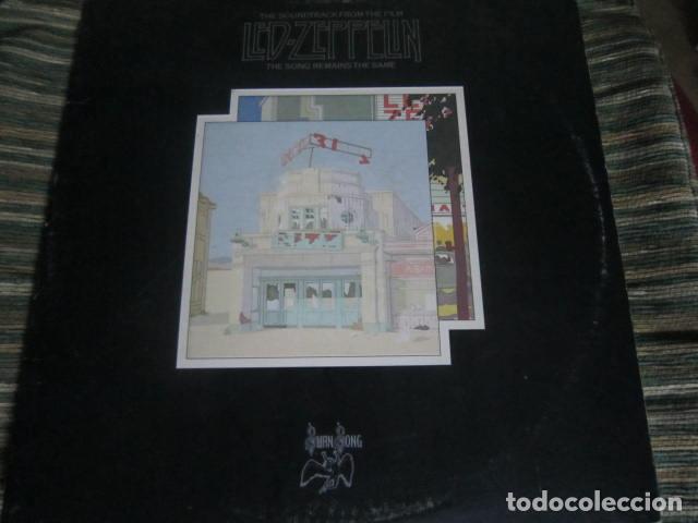 Discos de vinilo: LED ZEPPELIN - THE SONG REMAINS THE SHAME LP - ORIGINAL U.S.A. SWAN SONG 1976 GATEFOLD SOLO DISCO 1
