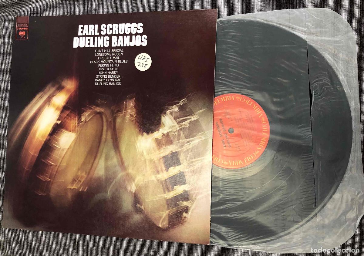 Discos de vinilo: LP THE EARL SCRUGGS DUELING BANJOS. CBS 1973