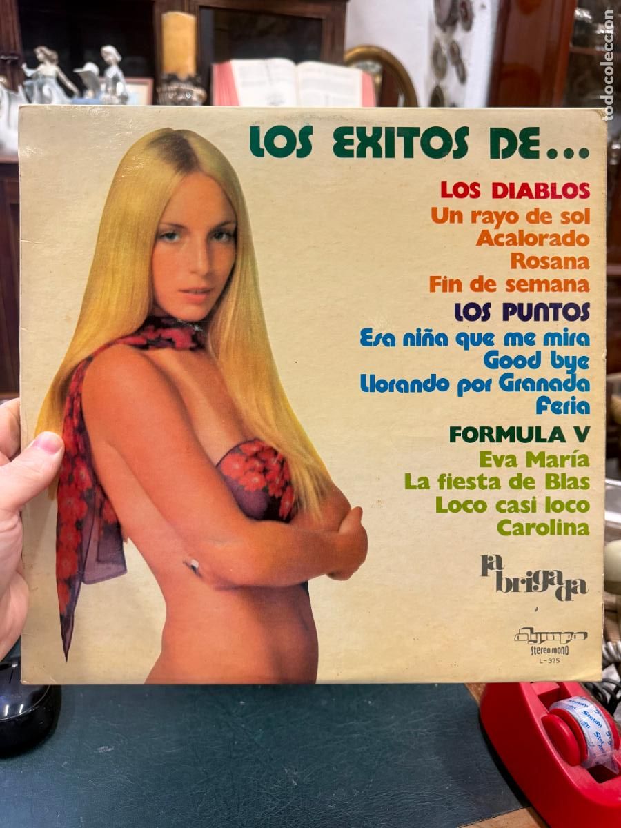 Discos de vinilo: LP LOS EXITOS DE... LOS DIABLOS, LOS PUNTOS Y FORMULA V - Foto 1