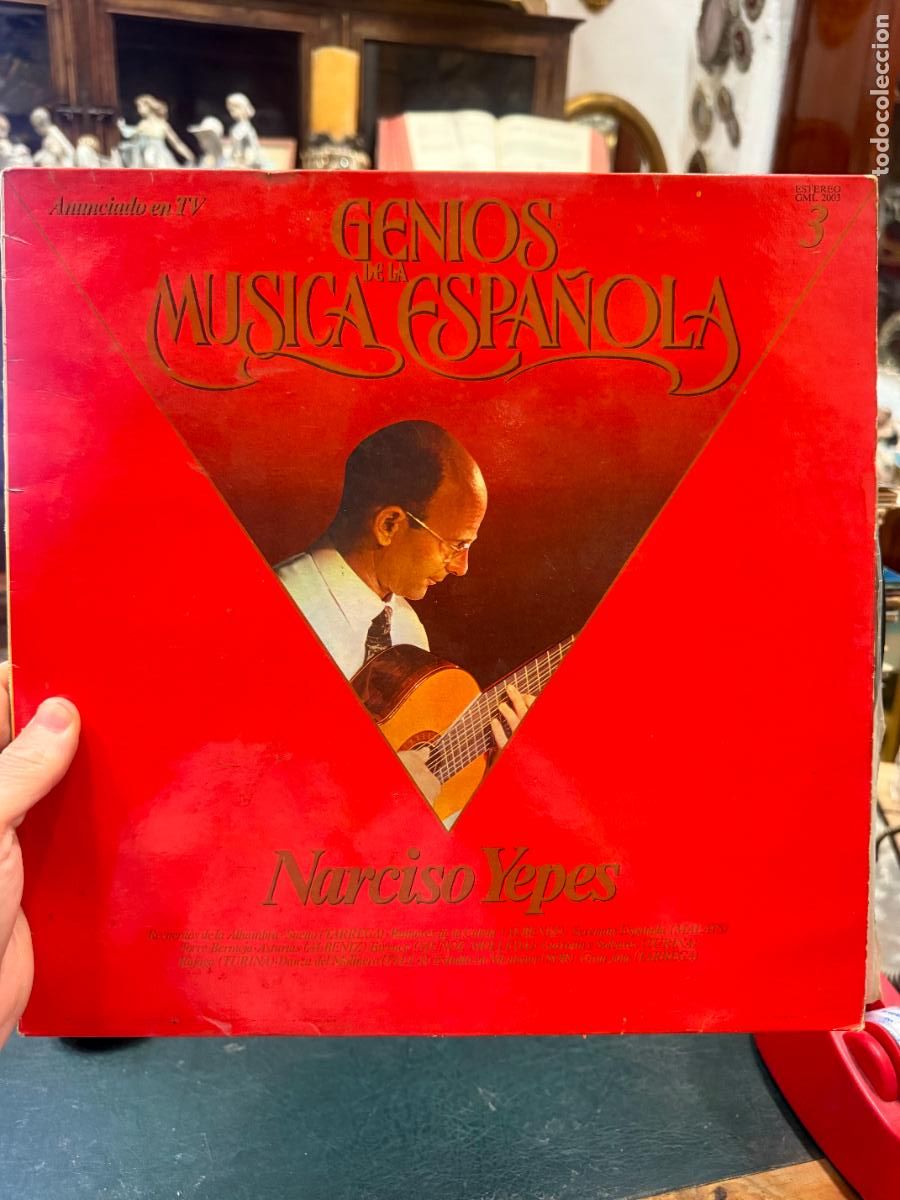 Discos de vinilo: LP GENIOS DE LA MUSICA ESPA&Ntilde;OLA - NARCISO YEPES