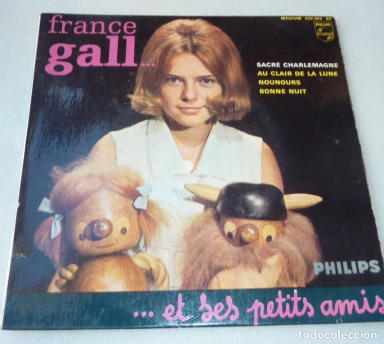 Discos de vinilo: FRANCE GALL / SACRE CHARLEMAGNE+3 / MADE IN FRANCE / EP