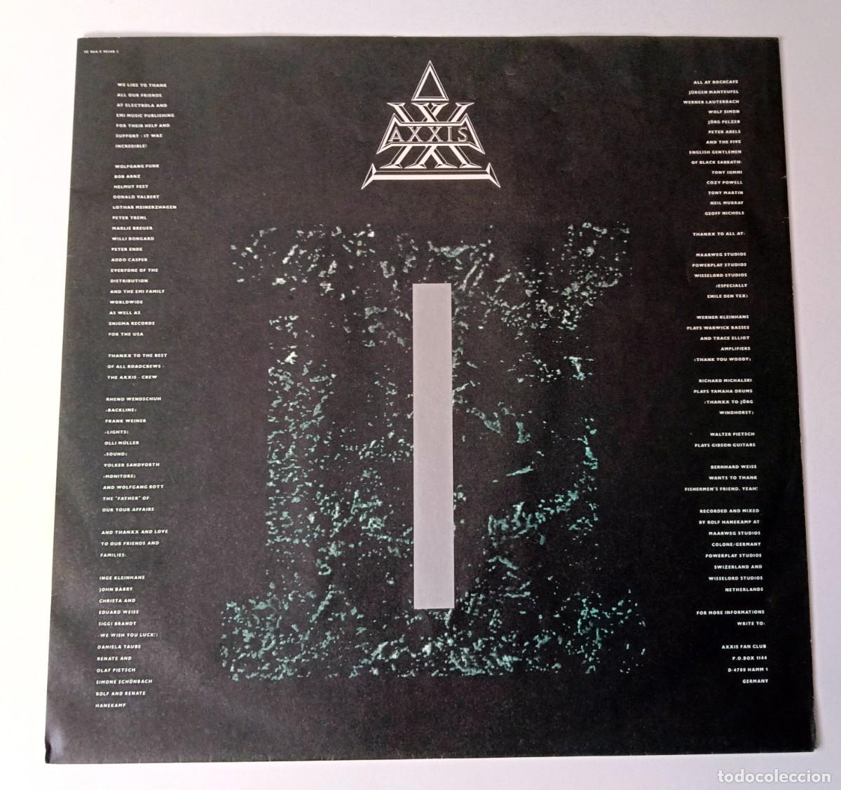 Discos de vinilo: LP AXXIS - II (GERMANY 1990) - Foto 4