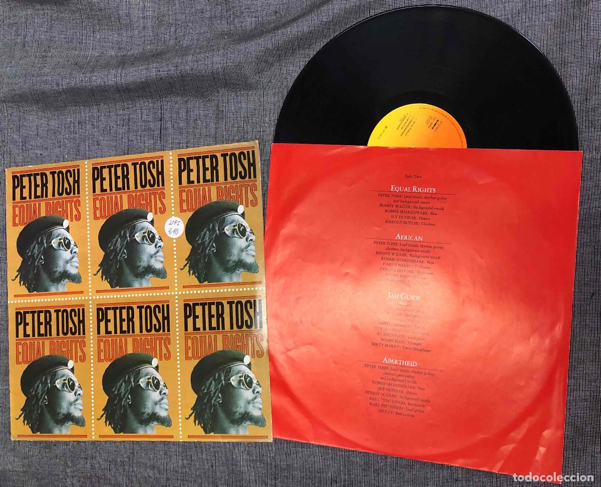 Discos de vinilo: LP PETER TOSH EQUAL RIGHTS. CBS 1977