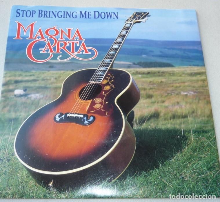 Discos de vinilo: MAGNA CARTA / STOP BRINGING ME DOWN / 1991 / MADE IN ENGLAND / SINGLE