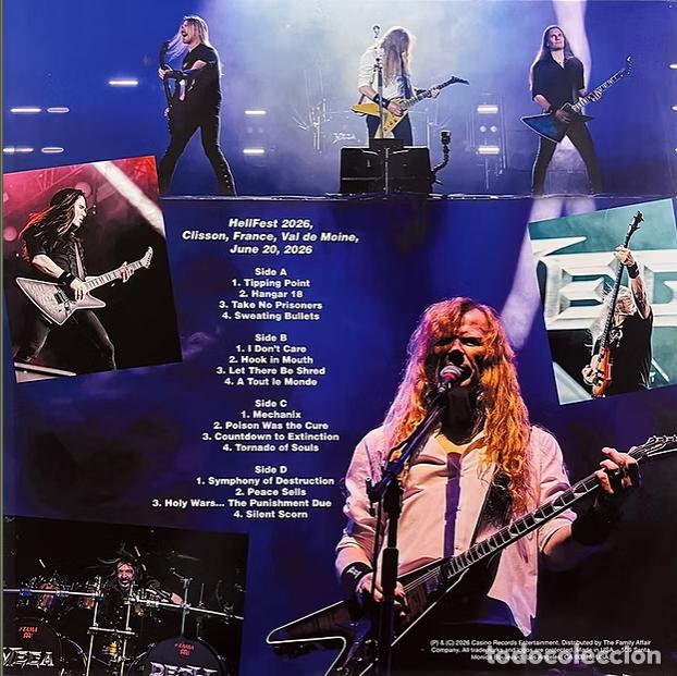 Discos de vinilo: MEGADETH Hellfest Tales from the Pit 2xLP - Foto 2