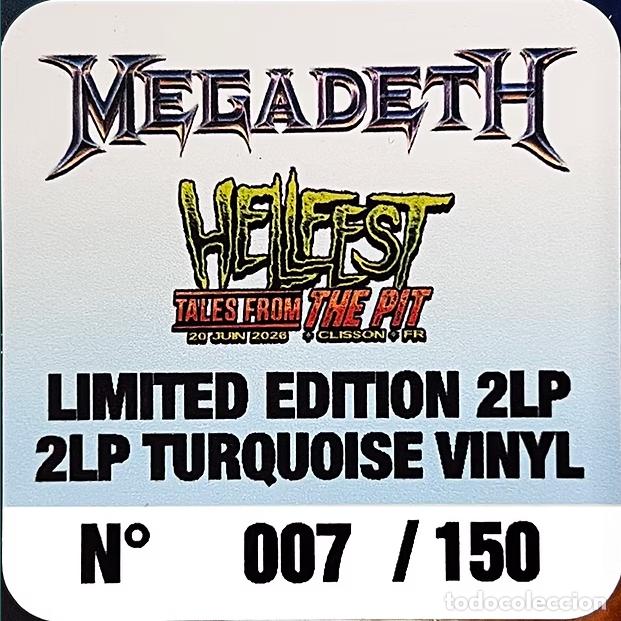 Discos de vinilo: MEGADETH Hellfest Tales from the Pit 2xLP - Foto 5