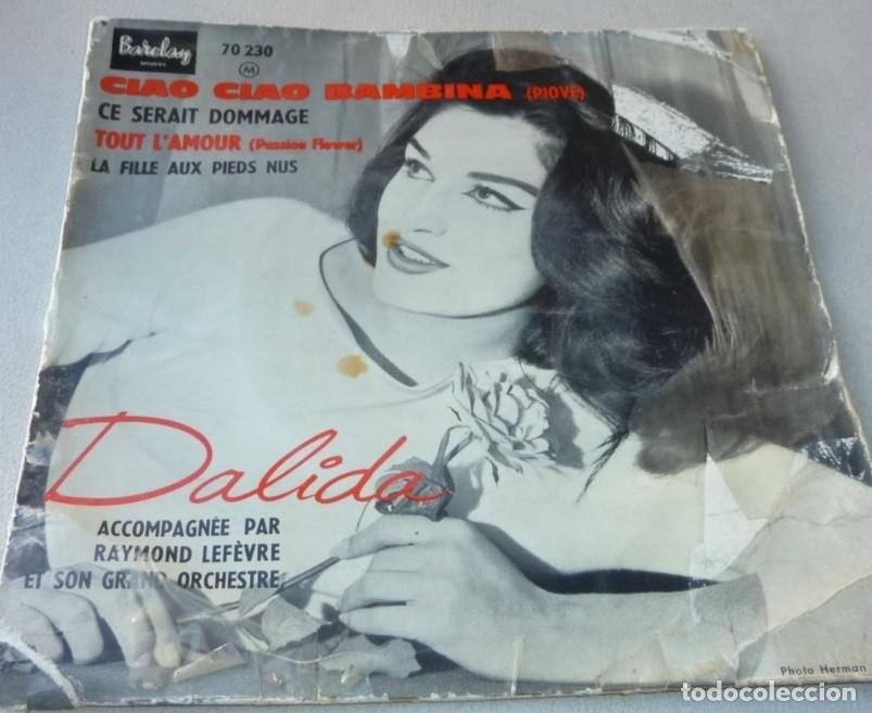 Discos de vinilo: DALIDA / CIAO CIAO BAMBINA+3 / MADE IN FRANCE / EP