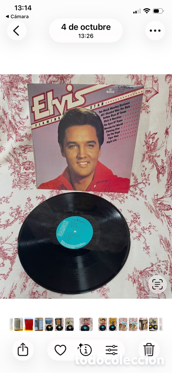 Discos de vinilo: Elvis Presley LP Flaming Star