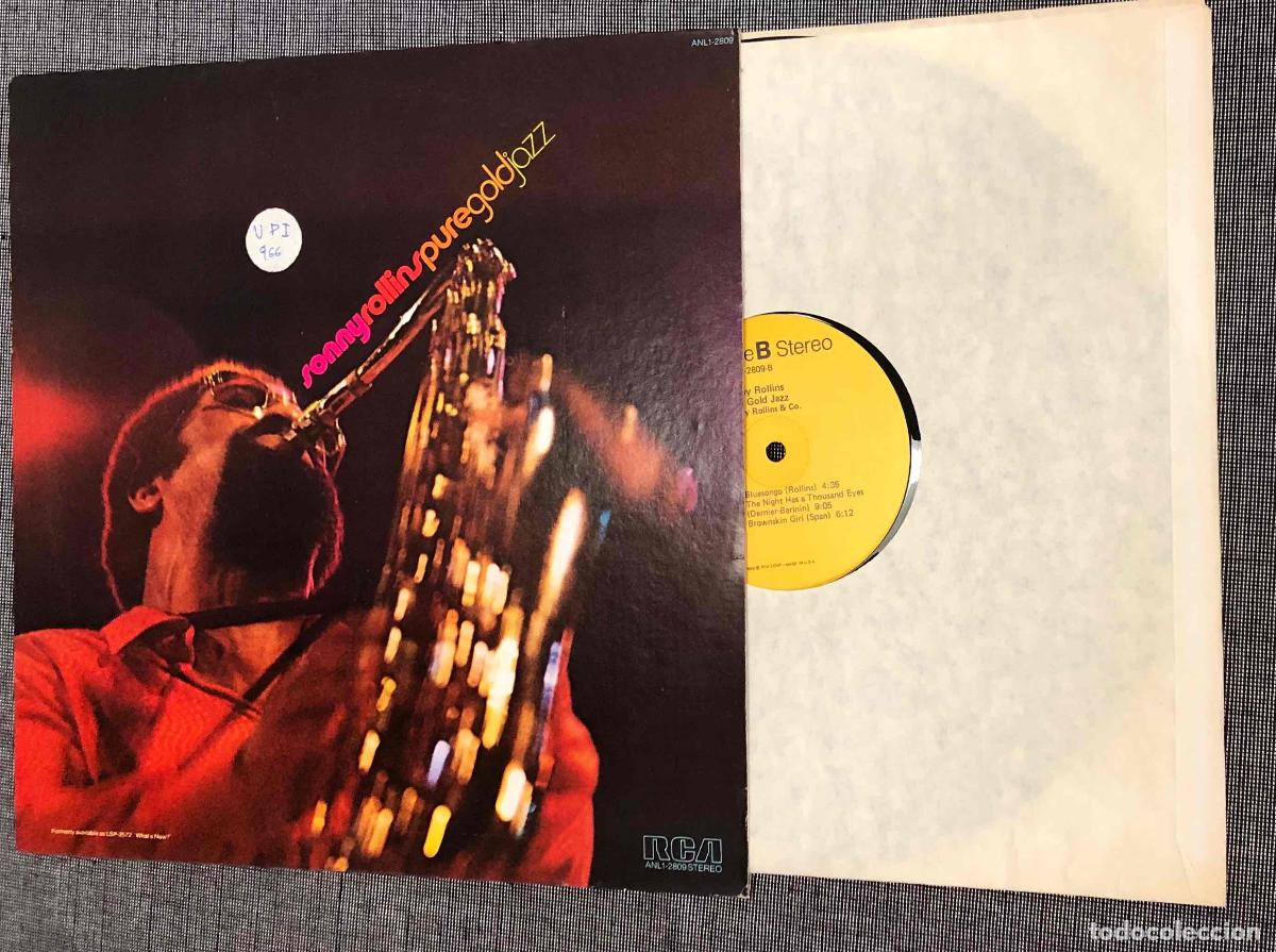 Discos de vinilo: LP SONNY ROLLINS PURE GOLD JAZZ. RCA 1978