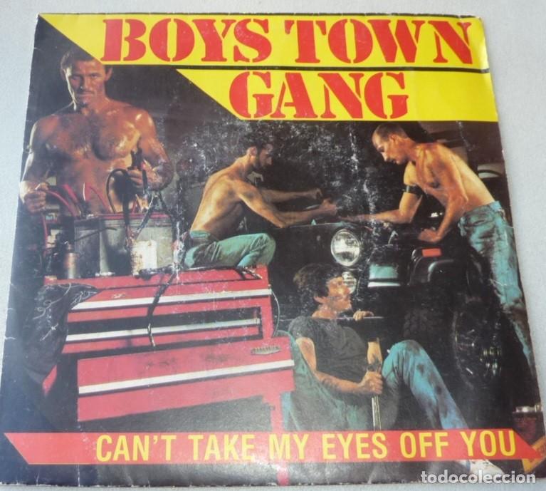 Discos de vinilo: BOYS TOWN GANG / CAN'T TAKE MY EYES OFF YOU / MADE IN FRANCE / SINGLE