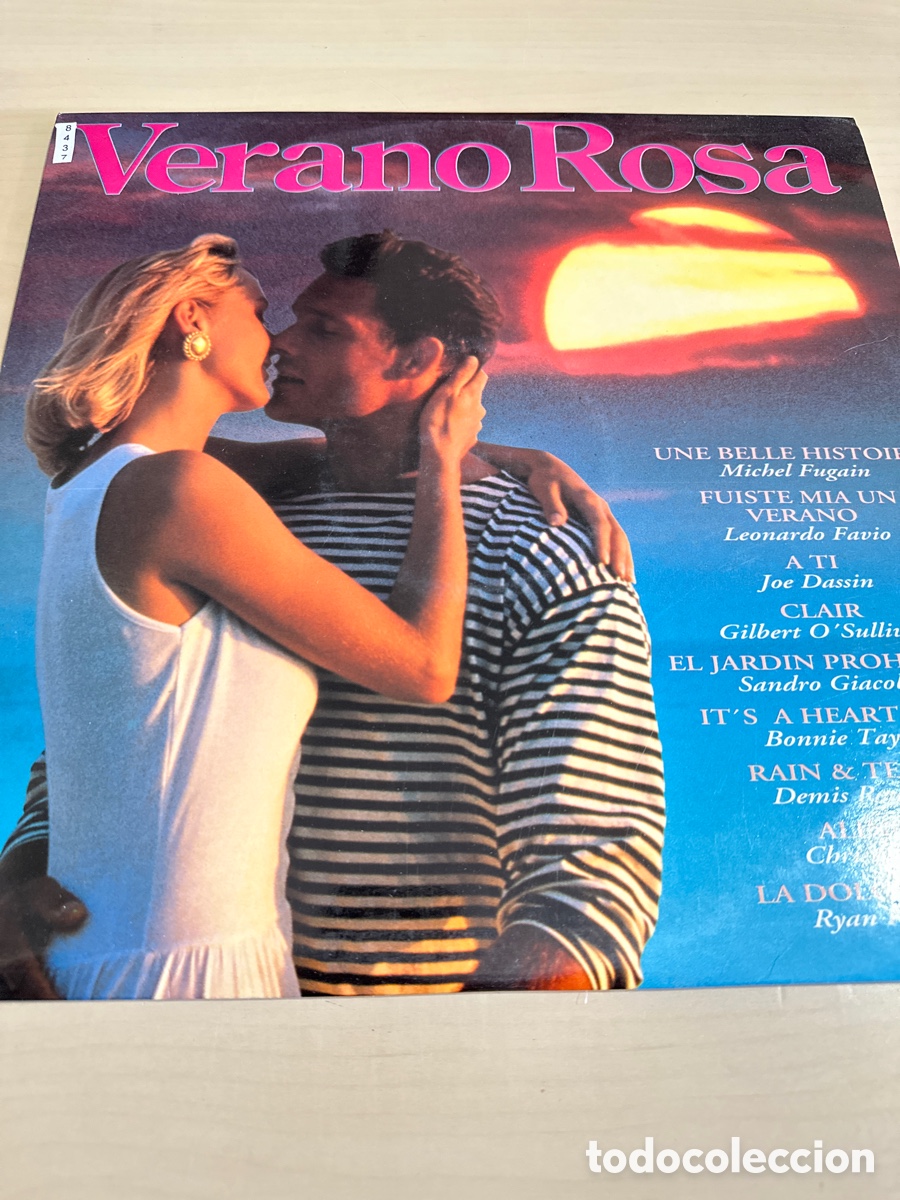 Discos de vinilo: VIN8437 verano rosa vinilo segunda mano