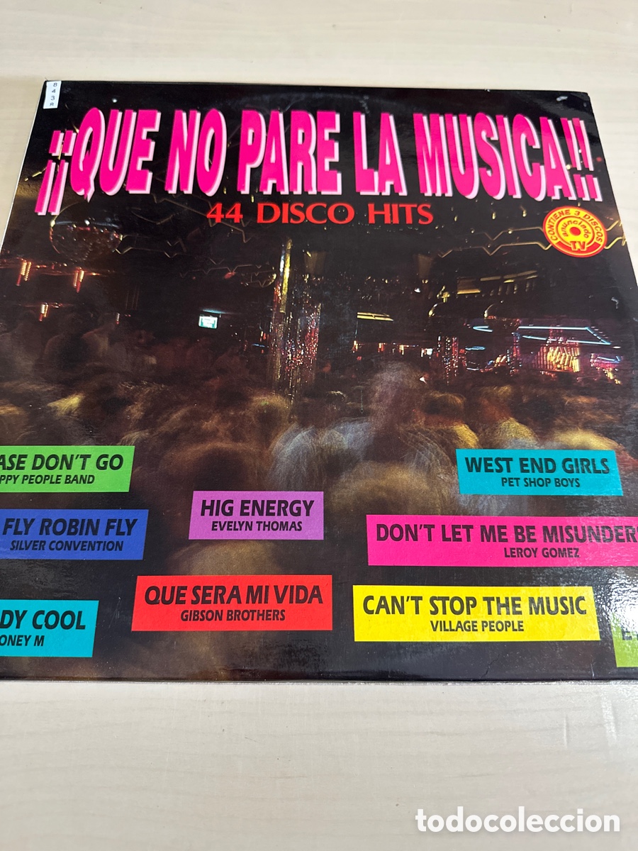 Discos de vinilo: VIN8438 que no pare la m&uacute;sica vinilo segunda mano