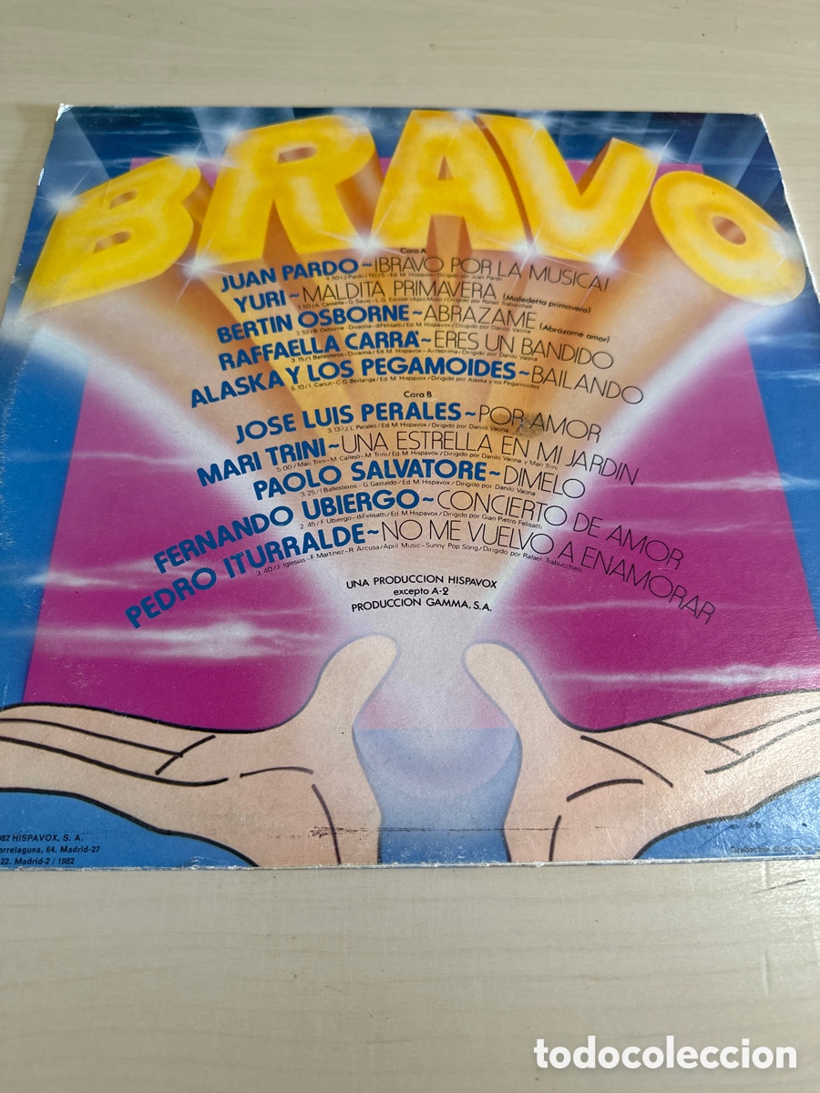 Discos de vinilo: VIN8440 bravo vinilo segunda mano - Foto 2