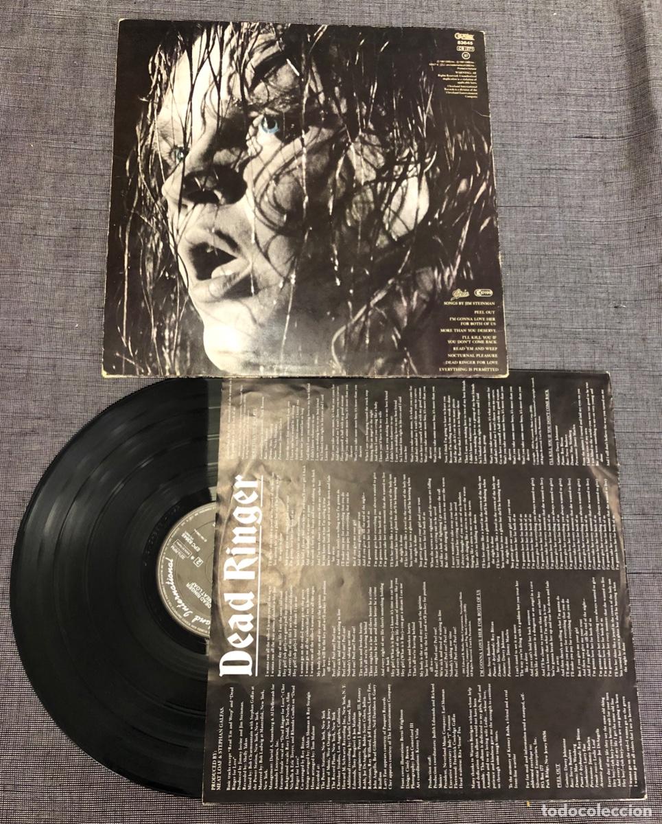 Discos de vinilo: LP MEAT LOAF DEAD RINGER. CBS 1981 - Foto 2