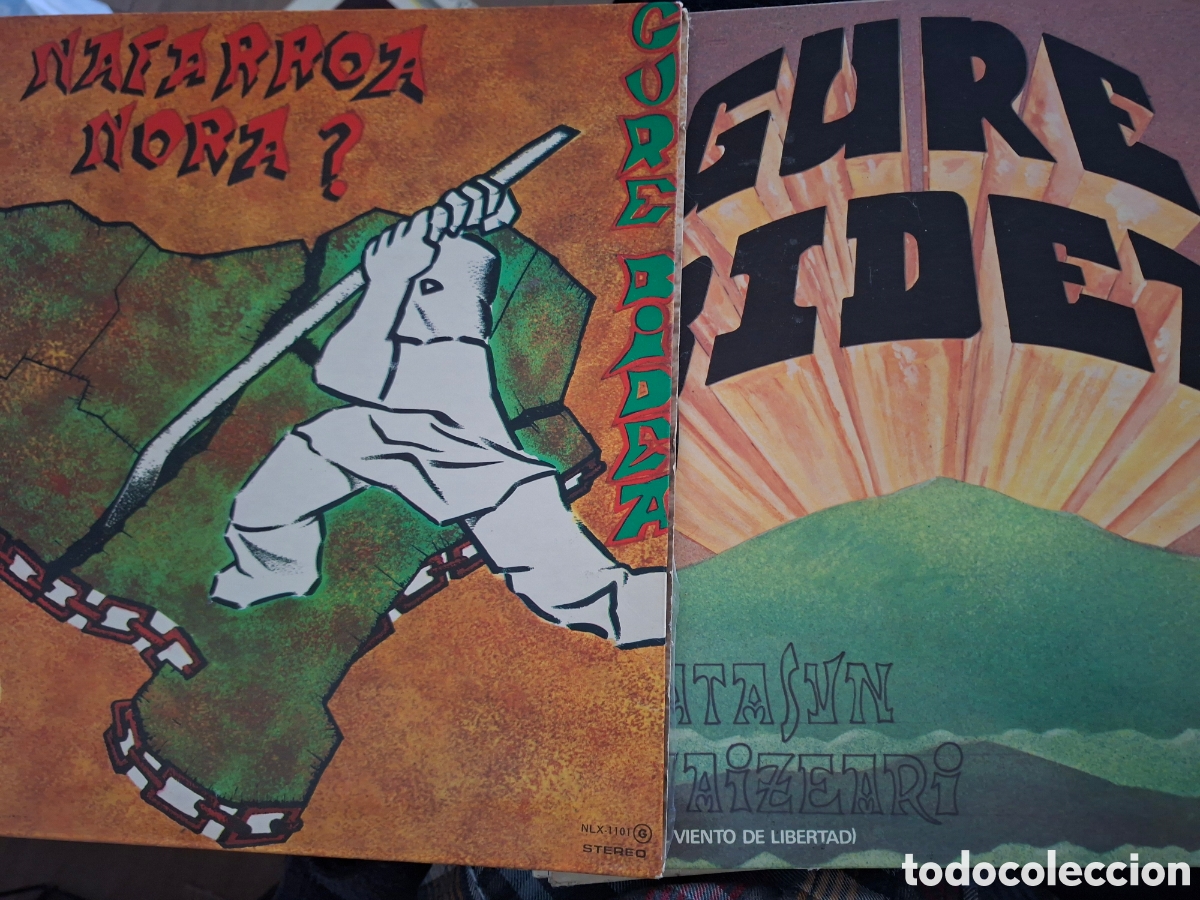 Discos de vinilo: GURE BIDEA, ASKATASUN KAIZEARI 1979 y nafarroa nora? 1978