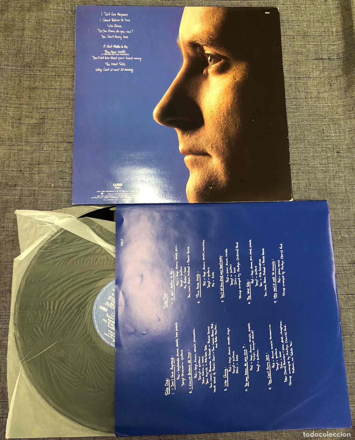 Discos de vinilo: LP PHIL COLLINS HELLO, I MUST BE GOING! WEA ARIOLA 1982 - Foto 2