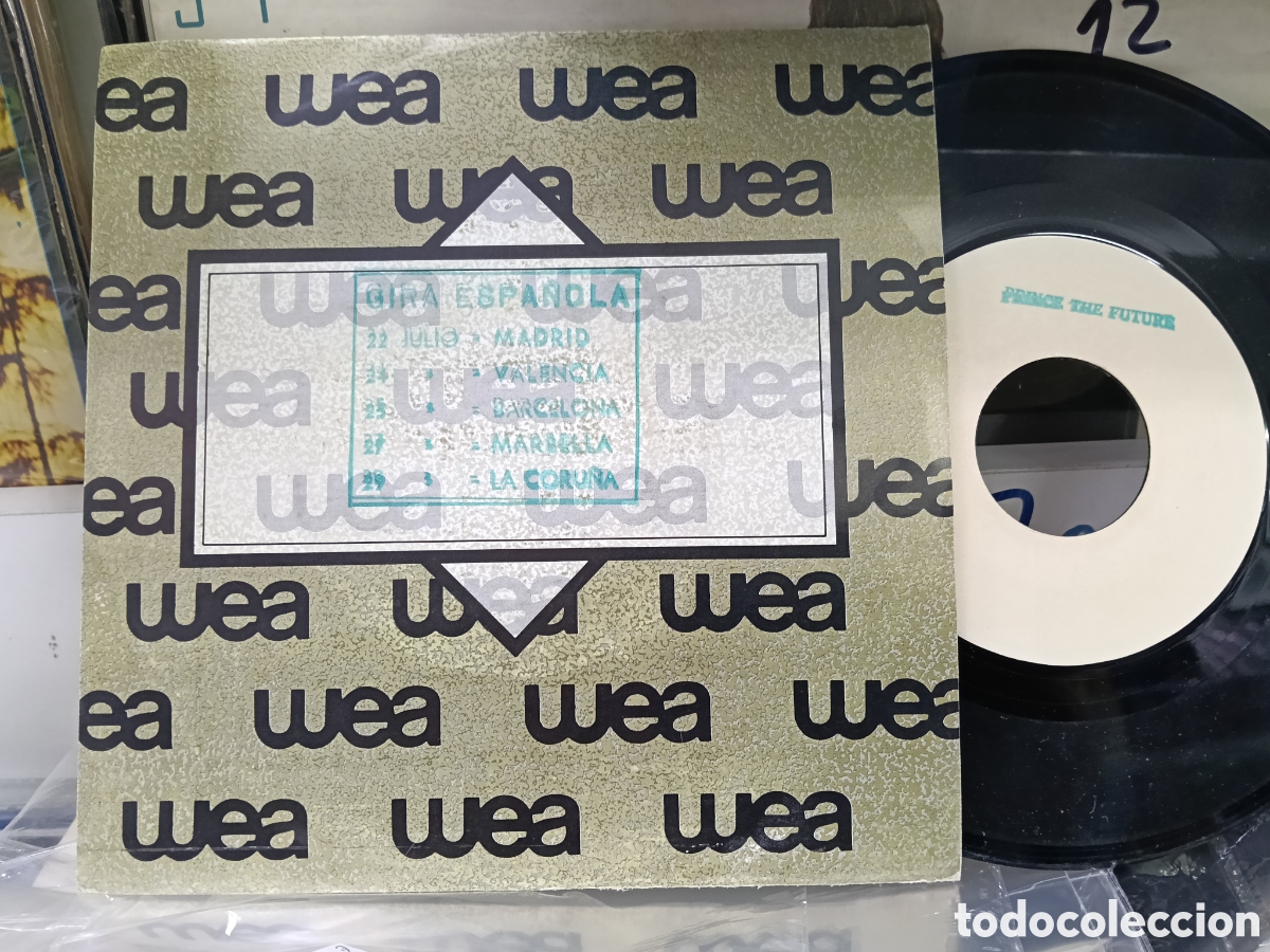 Discos de vinilo: Prince single test pressing the future