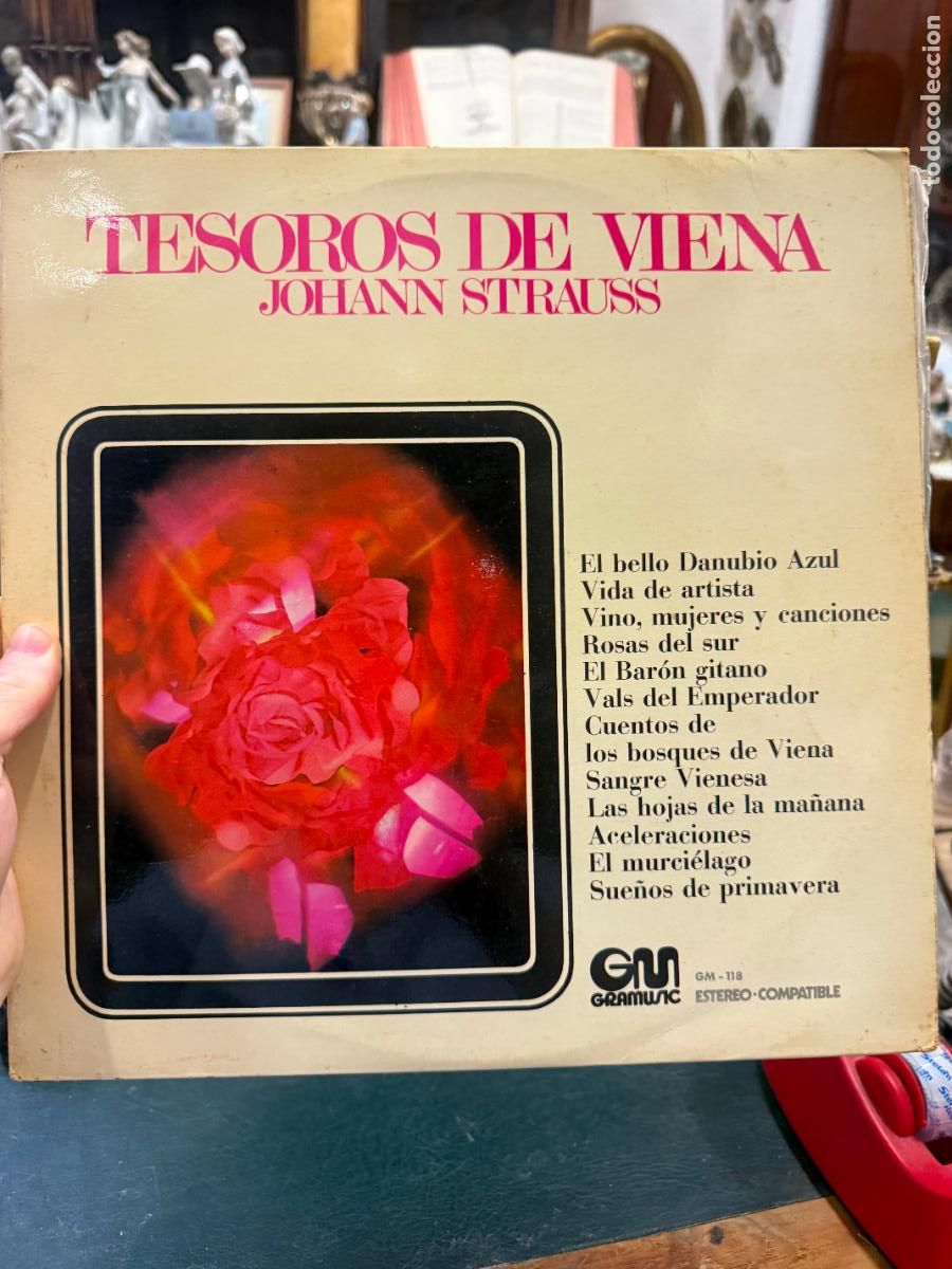 Discos de vinilo: LP TESOROS DE VIENA - JOHANN STRAUSS