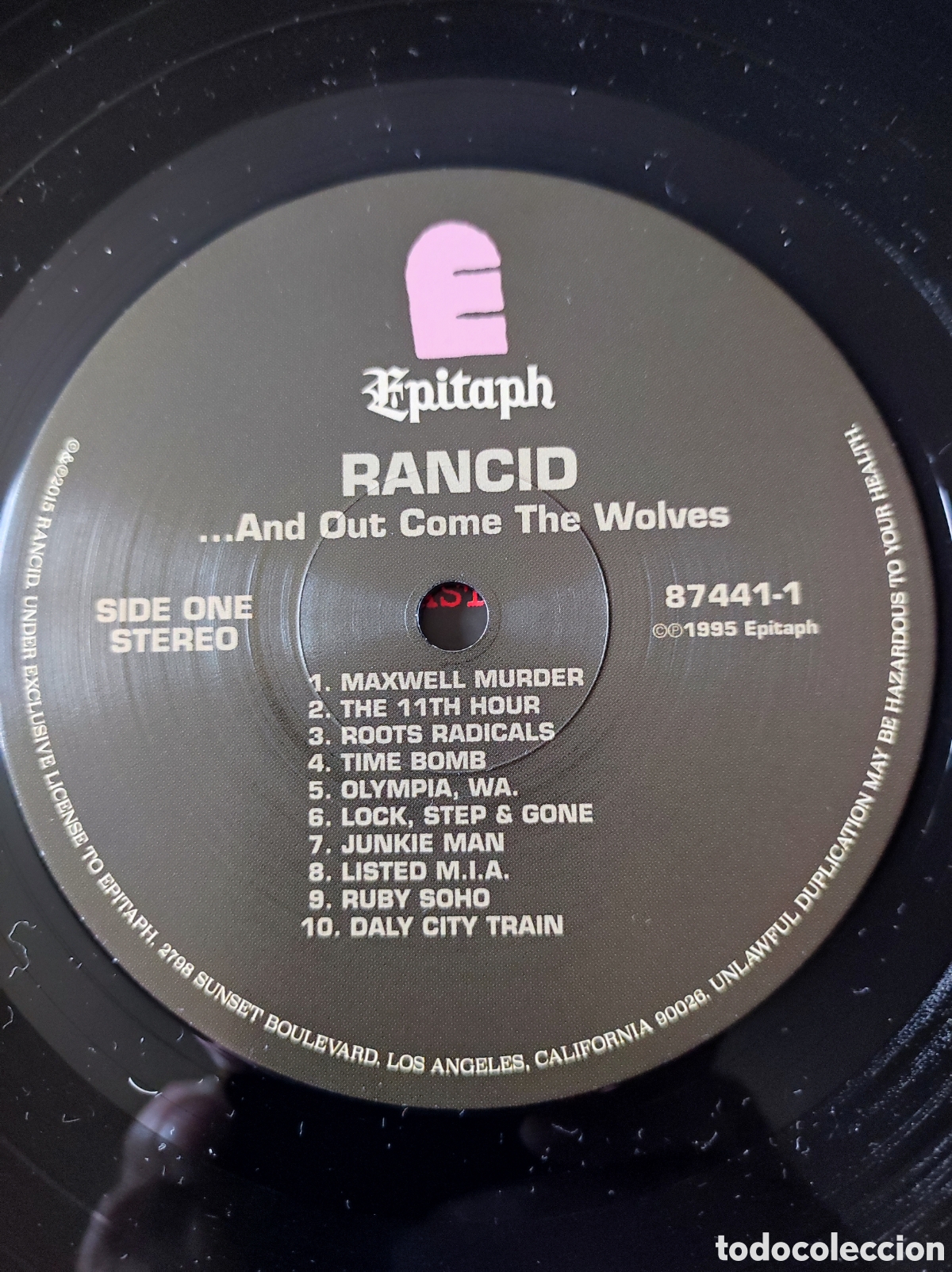 Discos de vinilo: RANCID - ...AND OUT COME THE WOLVES - Foto 5