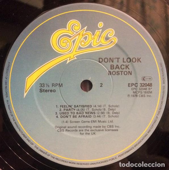 Discos de vinilo: Boston - Dont Look Back UK - Foto 4