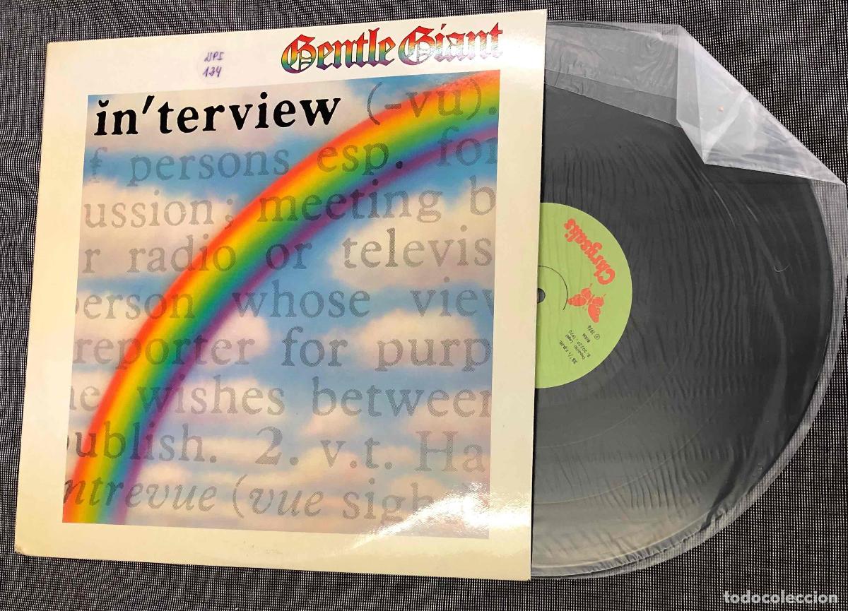 Discos de vinilo: LP GENTLE GIANT INTERVIEW. CHRYSALIS ARIOLA 1976 - Foto 1