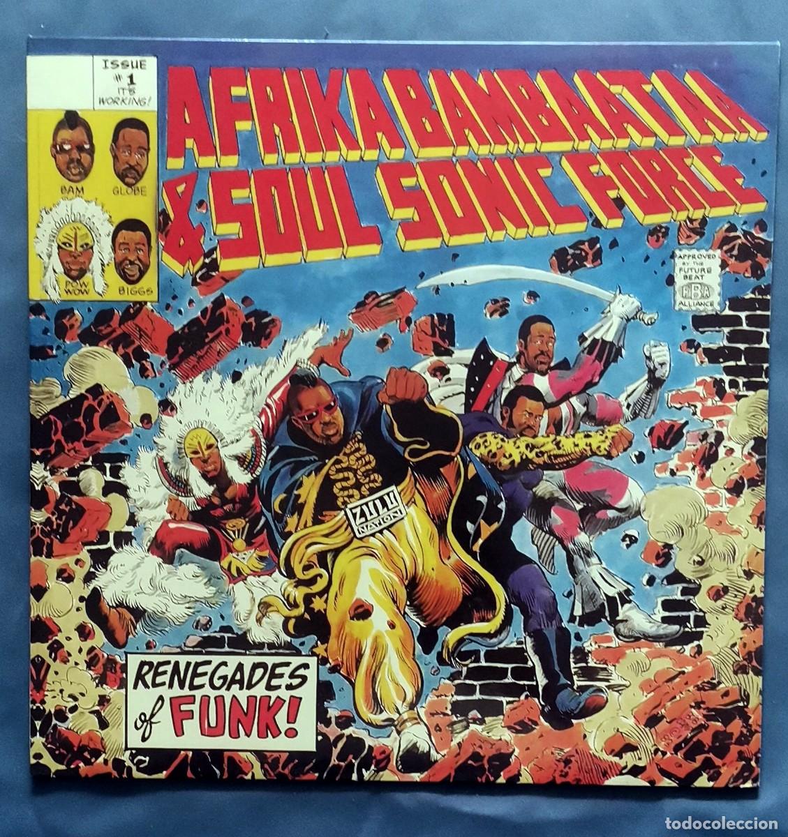 Vinyl records: Afrika Bambaataa & Soulsonic Force &ndash; Renegades Of Funk! 12'' Hip Hop Electro