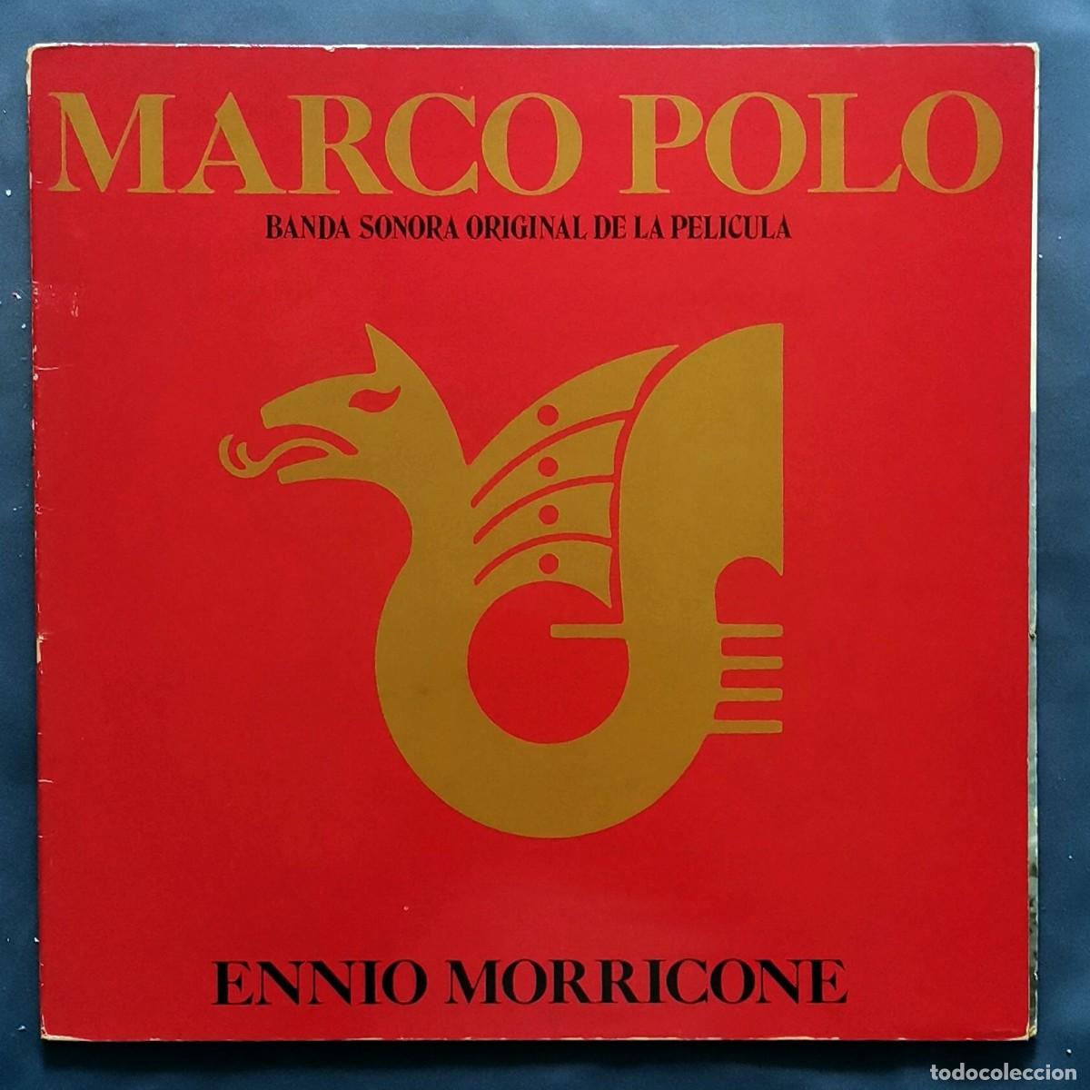 Vinyl records: Ennio Morricone &ndash; Marco Polo LP Espa&ntilde;a gatefold