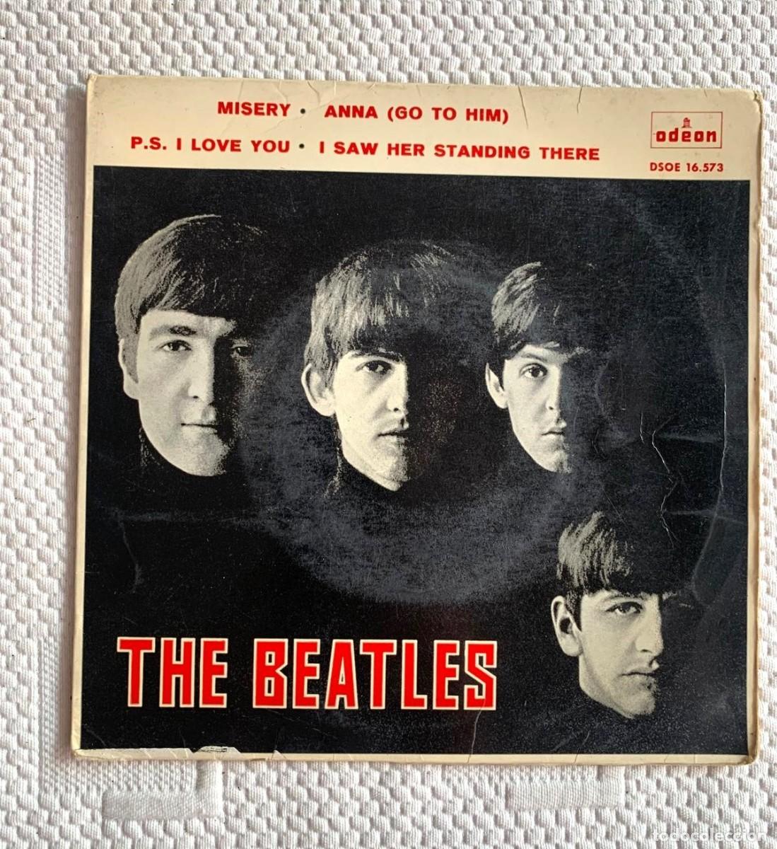 Discos de vinilo: The Beatles - EP Misery / I Saw Her Standing There - Ode&oacute;n 1964 (DSOE 16.573)