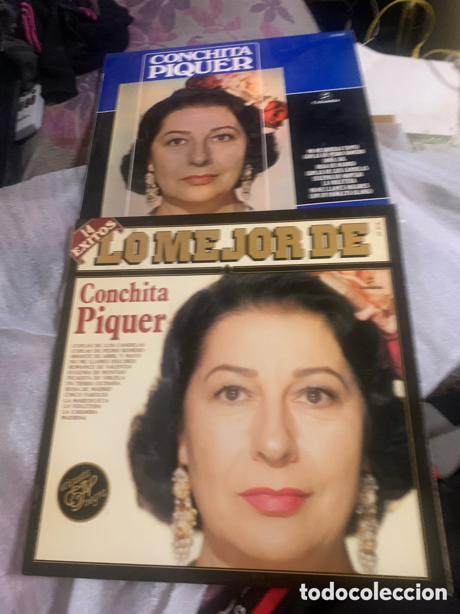 Discos de vinilo: Lote Conchita piquer 2 discos vinilos concha piquer lo mejor
