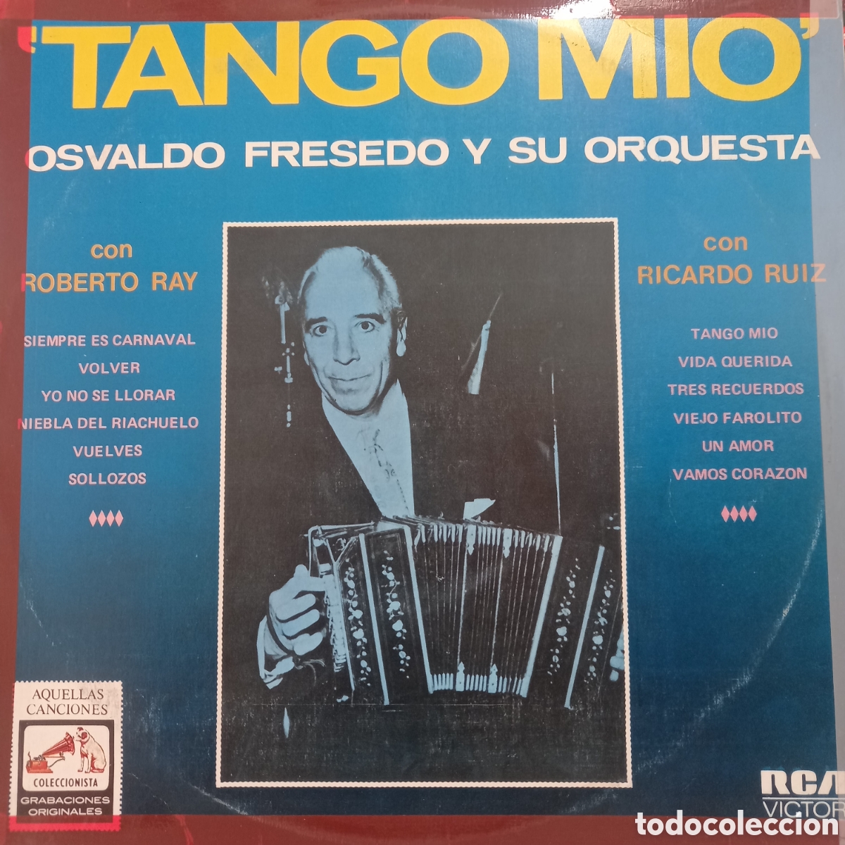 Discos de vinilo: Lp Tango osvaldo fresedo Roberto Ray ricardo ruiz m&uacute;sica tangos vinyl vinilo
