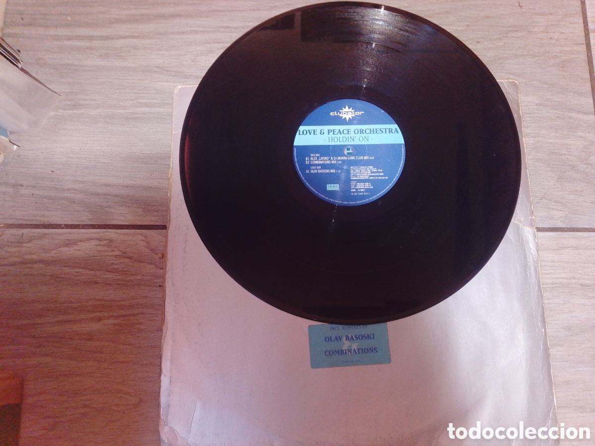 Discos de vinilo: LOVE & PEACE ORCHESTRA - HOLDIN ON - MAXi - GERMANY - LV -