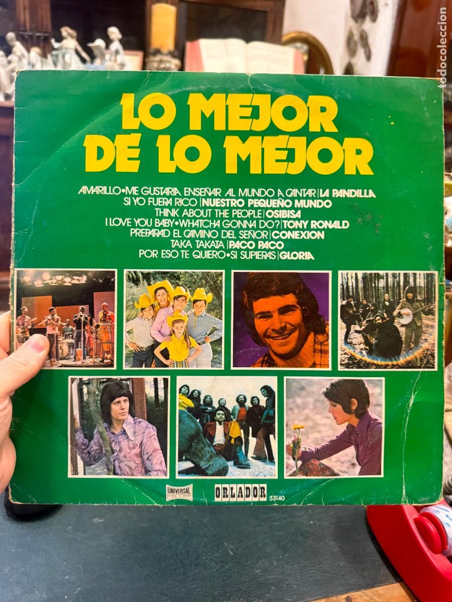 Discos de vinilo: LP LO MEJOR DE LO MEJOR - Foto 1