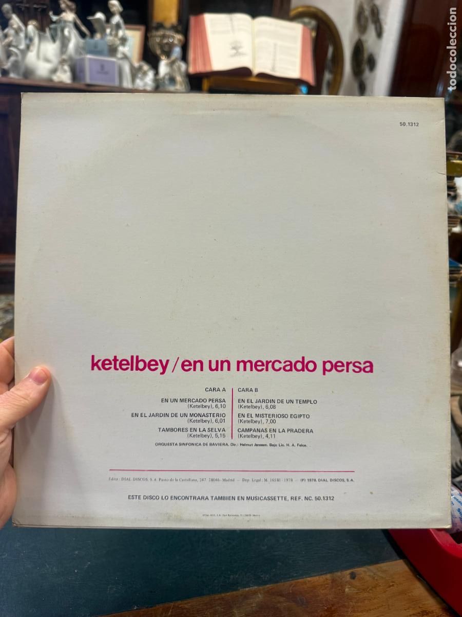 Discos de vinilo: LP KETELBEY - EN UN MERCADO PERSA - Foto 2