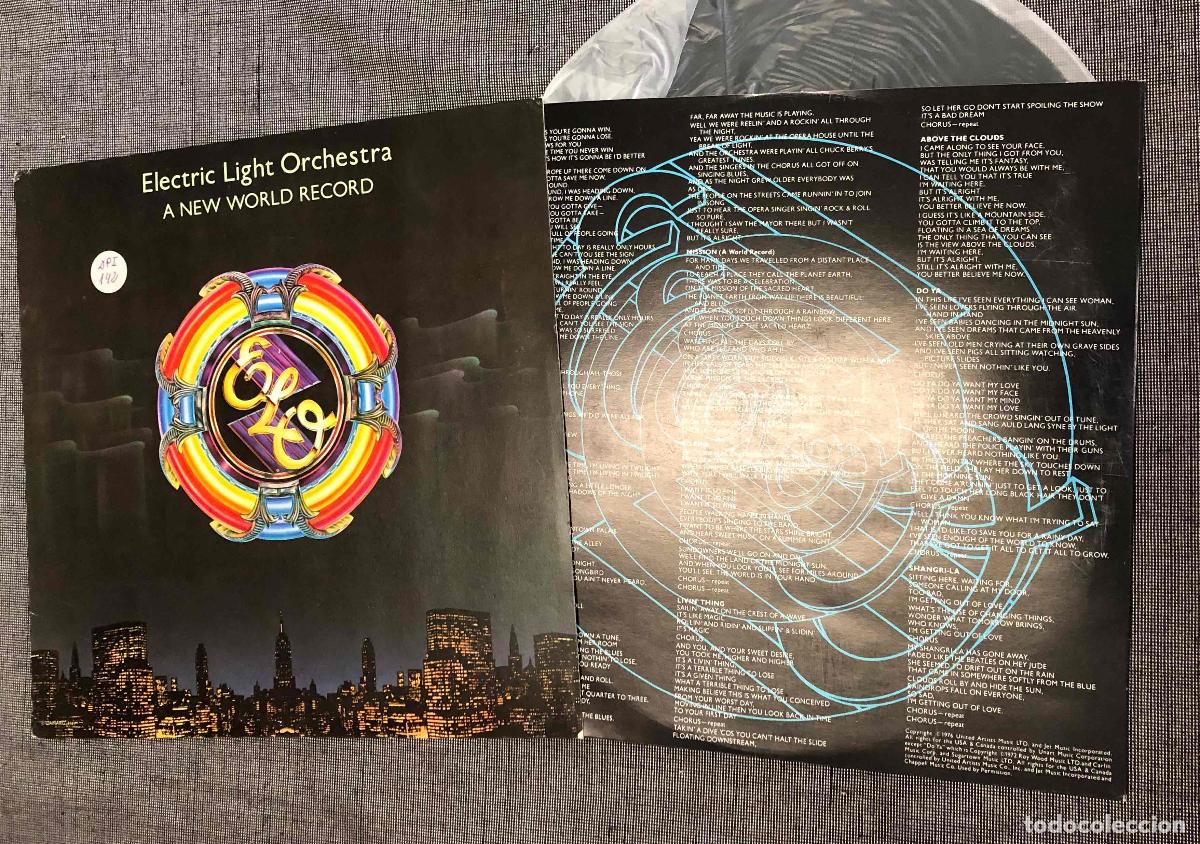 Discos de vinilo: LP ELECTRIC LIGHT ORCHESTRA A NEW WORLD RECORD. ARIOLA 1976