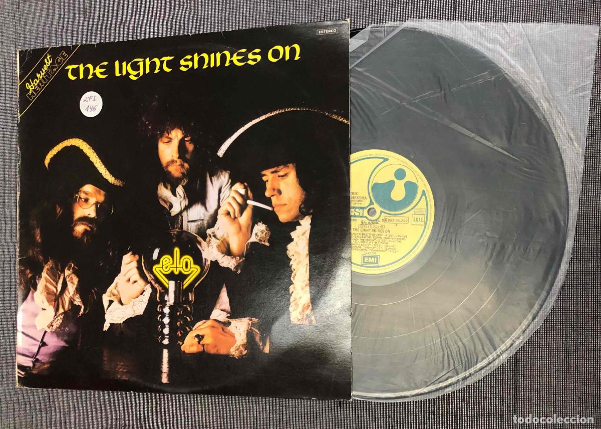 Discos de vinilo: LP ELECTRIC LIGHT ORCHESTRA THE LIGHT SHINES ON. EMI-ODEON 1977