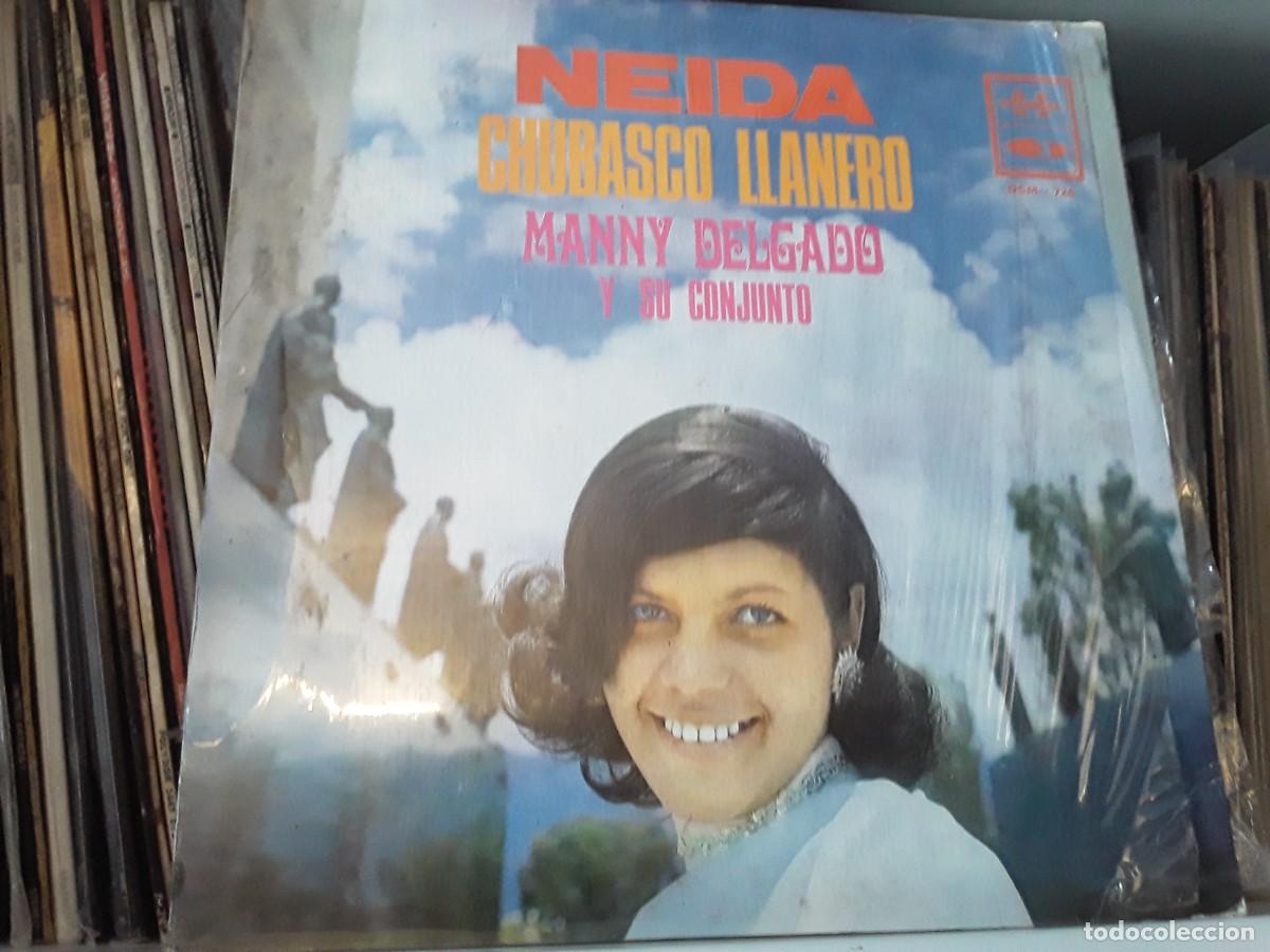 Discos de vinilo: Neida Y Manny Delgado Y Su Conjunto - Chubasco Llanero (LP, Album) edic. venezuela 1970