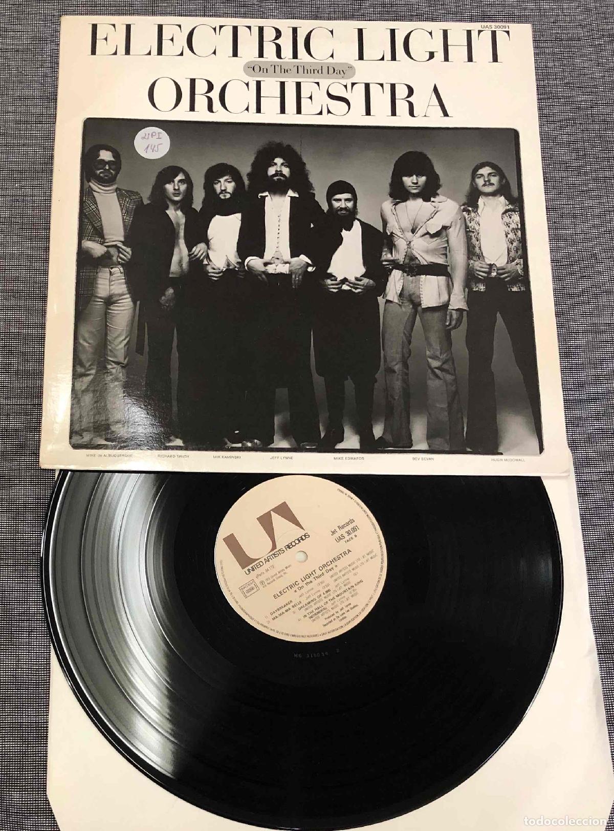 Discos de vinilo: LP ELECTRIC LIGHT ORCHESTRA ON THE THIRD DAY. UNITED ARTISTS 1973