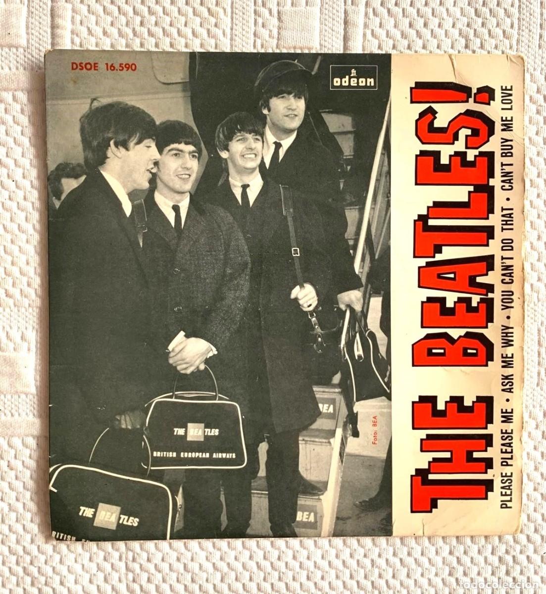 Discos de vinilo: The Beatles - EP Please Please Me / Can't Buy Me Love - Ode&oacute;n 1964 (DSOE 16.590)