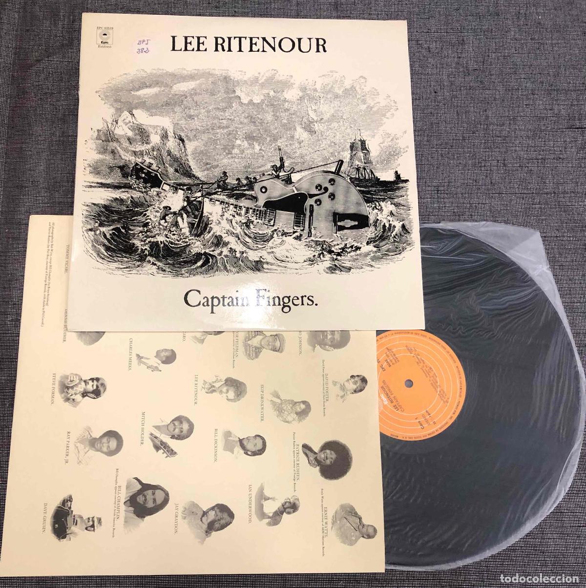 Discos de vinilo: LP LEE RITENOUR CAPTAIN FINGERS. EPIC 1977