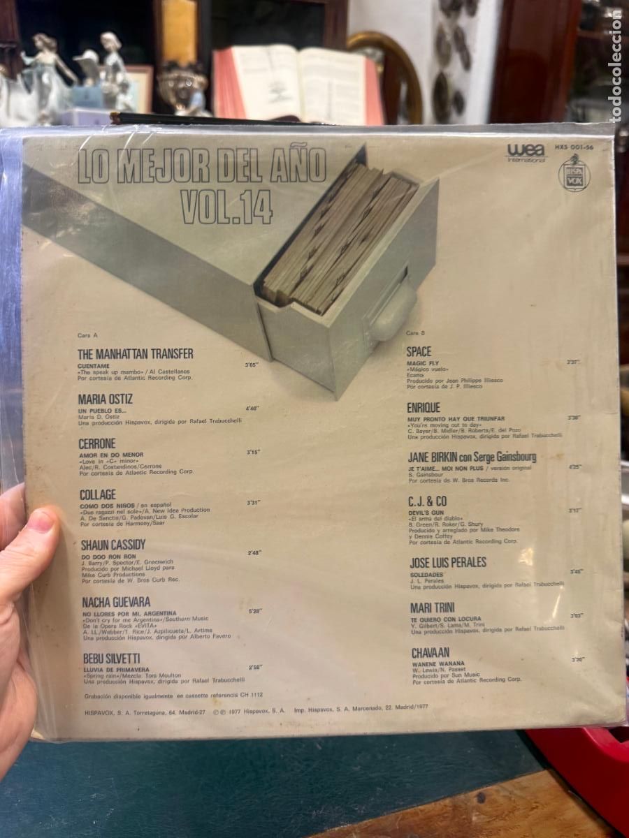 Discos de vinilo: LP LO MEJOR DEL A&Ntilde;O VOL. 14 - Foto 2