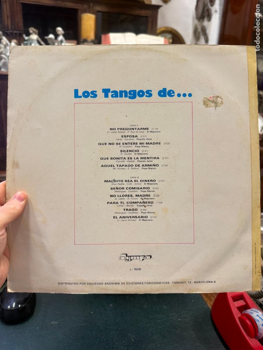 Discos de vinilo: LP LOS TANGOS DE... - - Foto 2